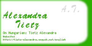 alexandra tietz business card